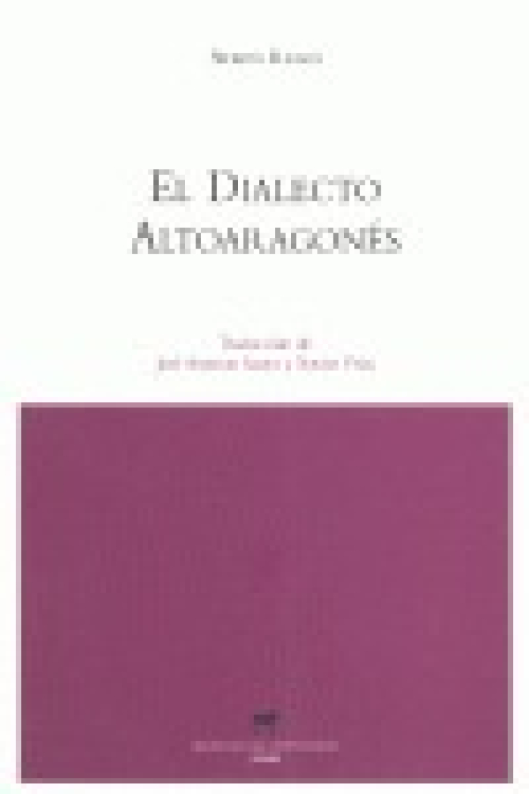 El dialecto altoaragonés