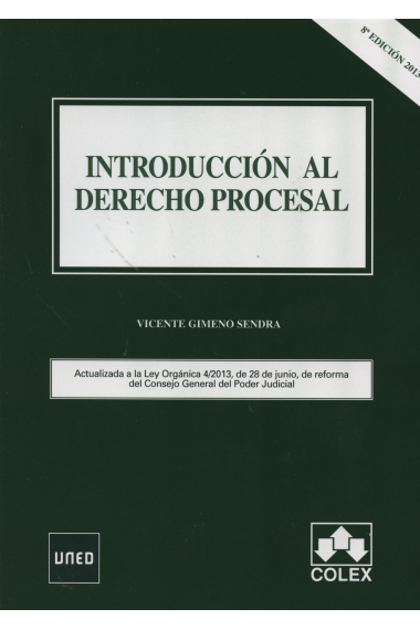 Introducción al derecho procesal