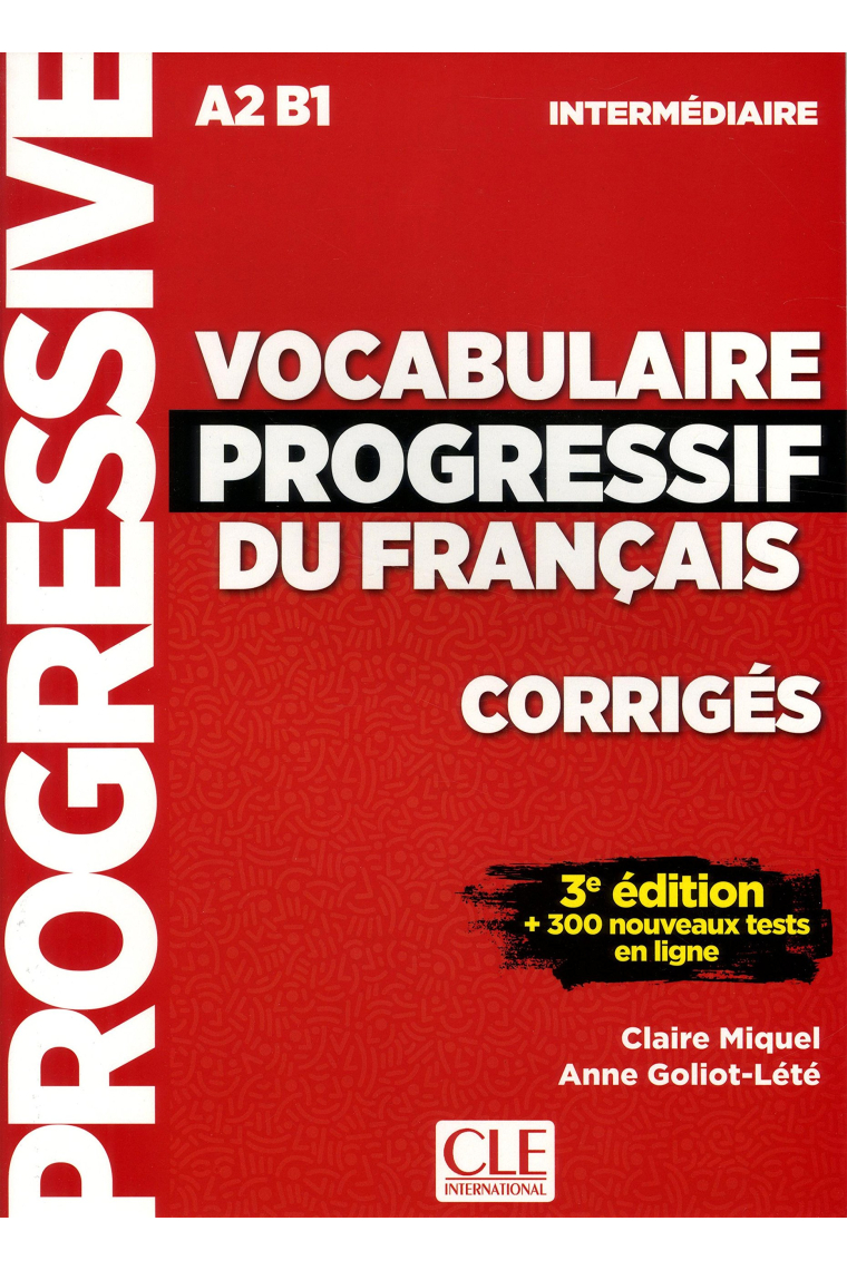 Vocabulaire Progressif Du Français. Niveau Intermédiare. Corriges - 3ª Édition