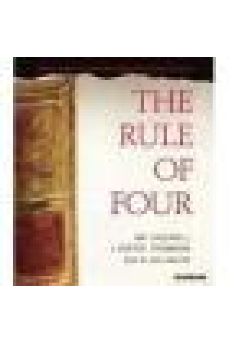 The rule of four (Audio Book)