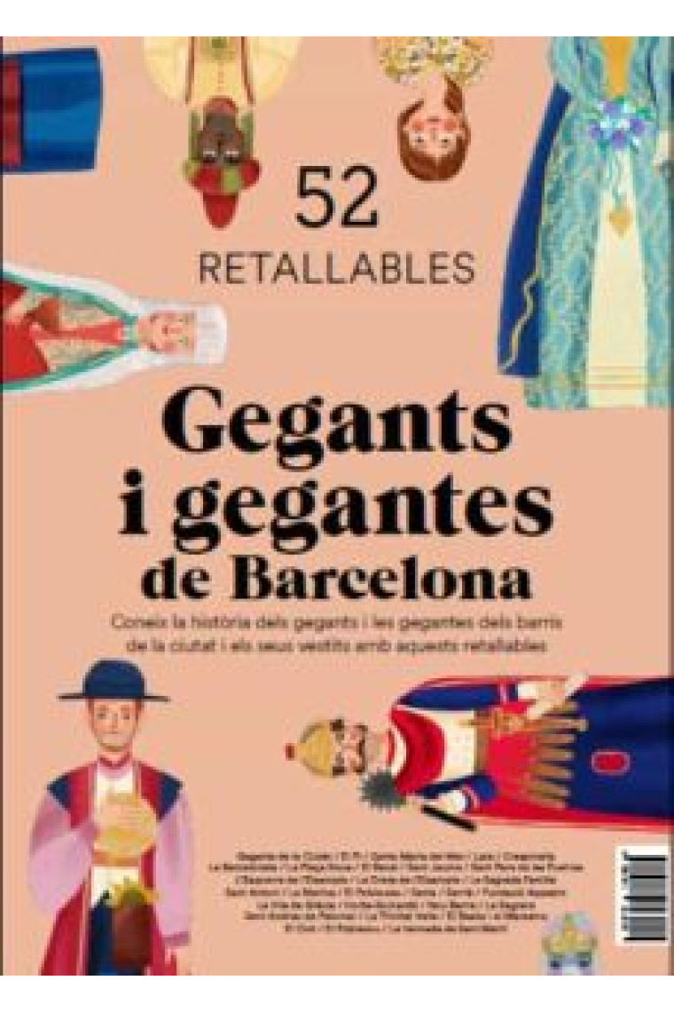 Gegants i gegantes de Barcelona (50 retallables)