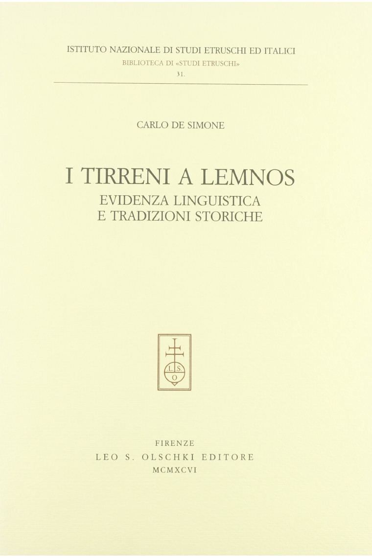 I Tirreni a Lemnos: Evidenza linguistica e tradizioni storiche