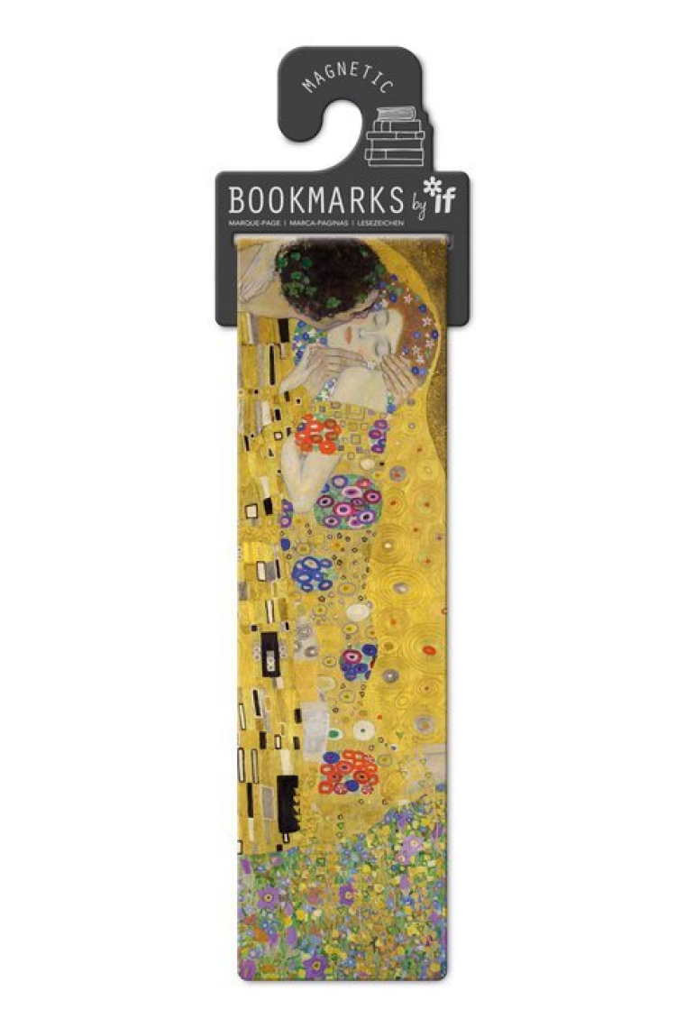 Marcapáginas magnético El beso de Klimt