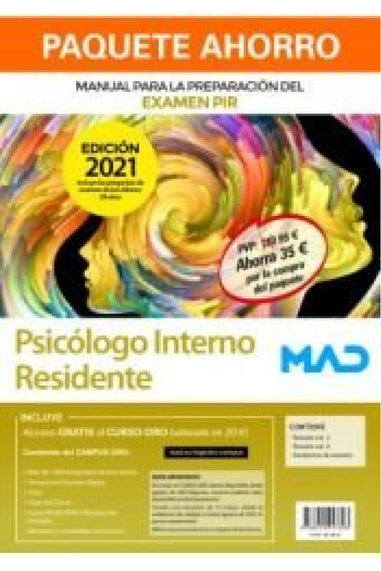 PAQUETE AHORRO PSICOLOGO INTERNO RESIDENTE EXAMEN PIR