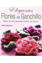 Elegantes flores de ganchillo