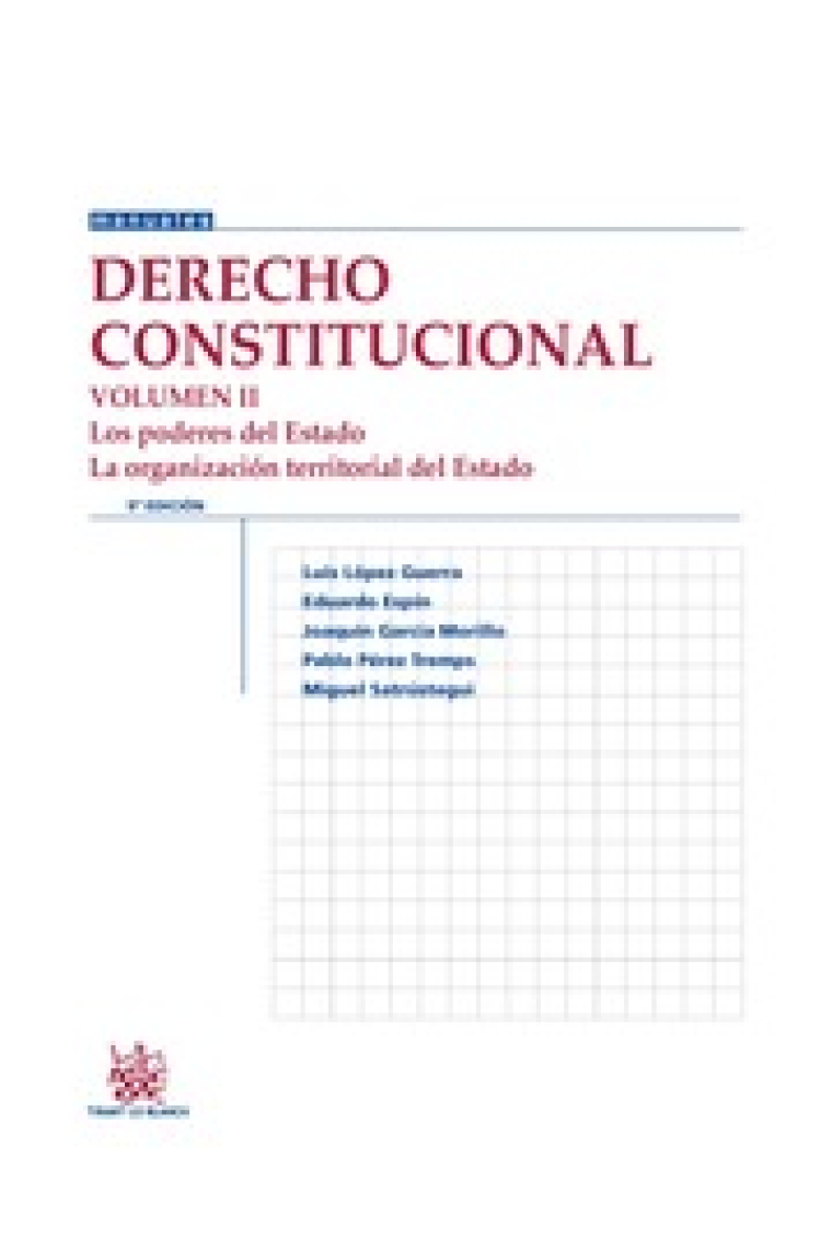 Derecho constitucional. Tomo II