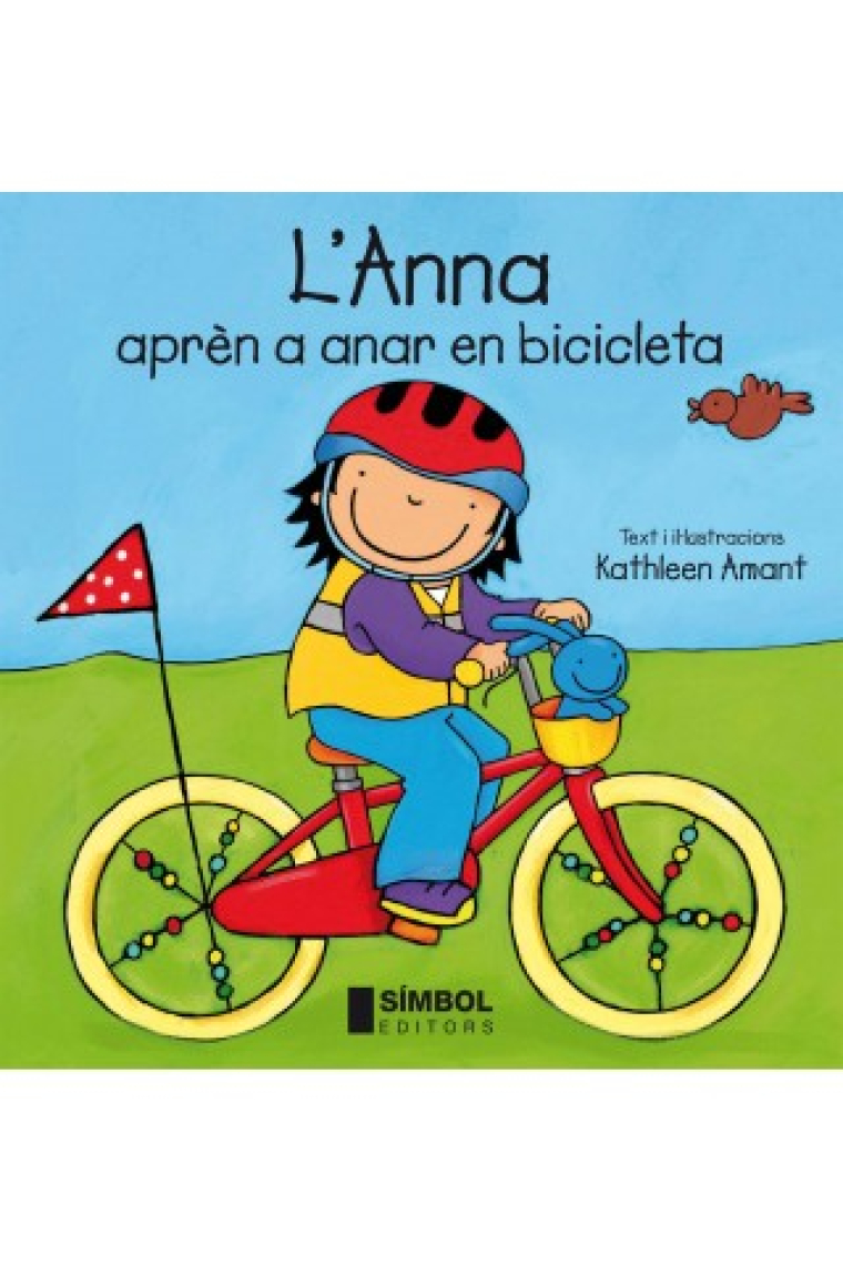 L'Anna aprèn a anar en bicicleta