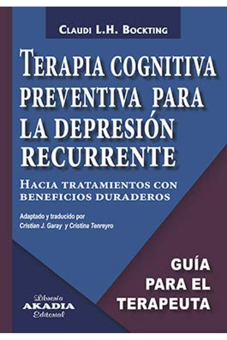 Terapia Cognitiva Preventiva para la Depresión Recurrente