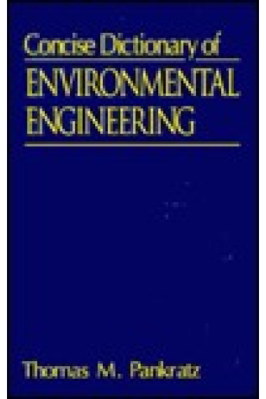 Concise dictionary of environmental engineering