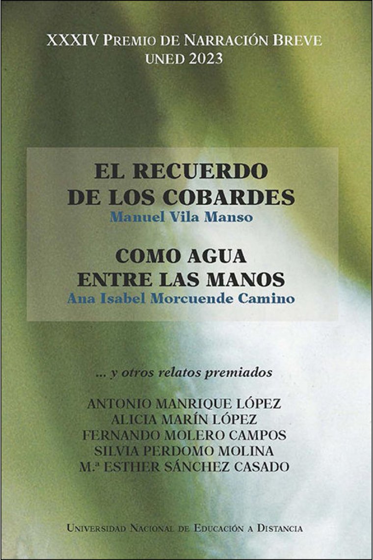 XXXIV PREMIO DE NARRACION BREVE UNED 2023 EL RECUERDO DE LO