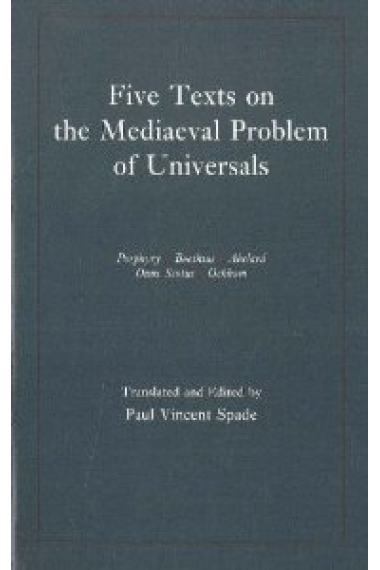 Five texts on the medieval problem of universals