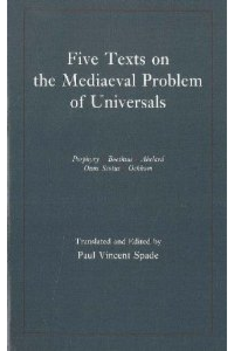 Five texts on the medieval problem of universals