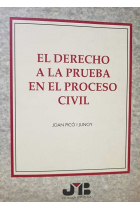 El derecho a la prueba en el Proceso Civil.