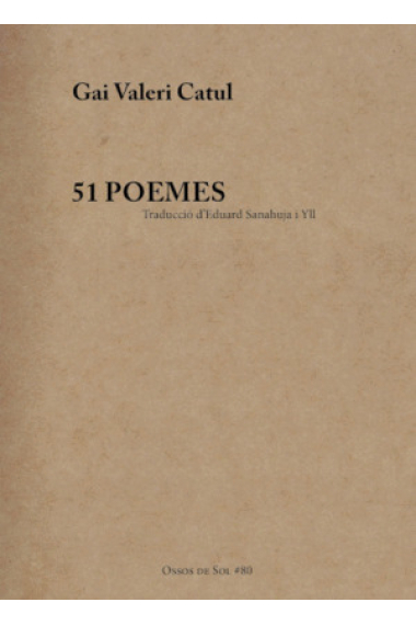 51 poemes (Traducció d'Eduard Saahuja i Yll)