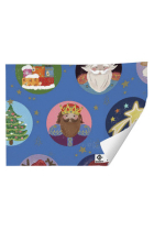 PAPEL NAVIDAD 70X100CM BUSQUETS 25U