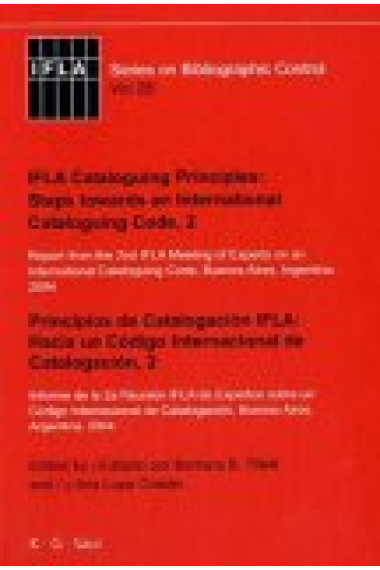 IFLA Cataloguing Principles: Steps towards an International Cataloguing Code. Vol.2