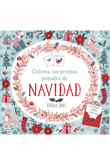 Colorea tus propias postales de Navidad