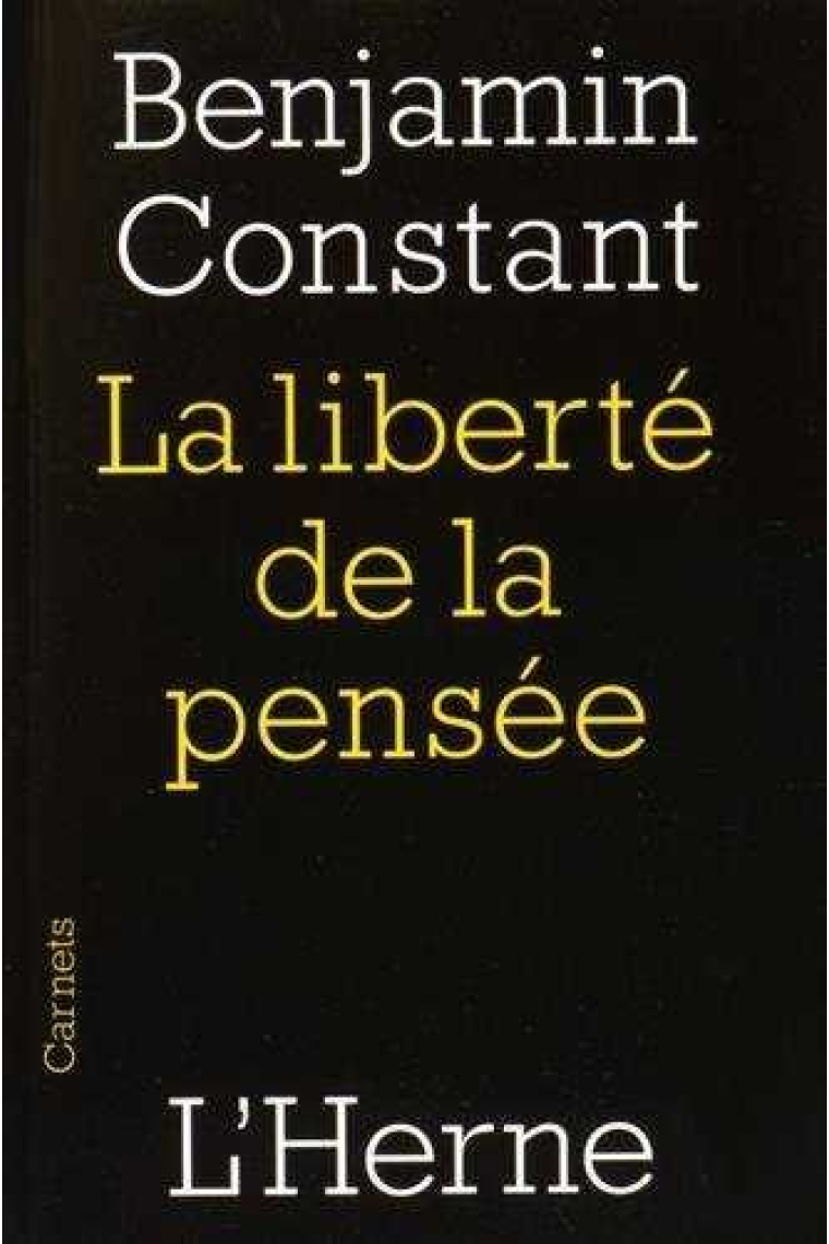 A LIBERTE DE LA PENSEE