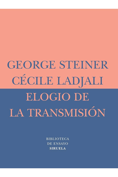 Elogio de la transmisión: maestro y alumno