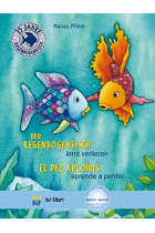 Der Regenbogenfisch lernt verlieren. Kinderbuch Deutsch-Spanisch: mit MP3-Hörbuch zum Herunterladen