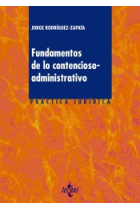 Fundamentos de lo contencioso-administrativo