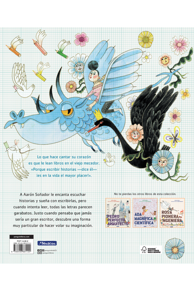Aarón soñador, ilustrador