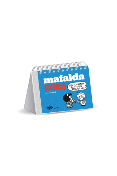 Calendario Mafalda 2025 (Taco Escritorio-Azul Claro)