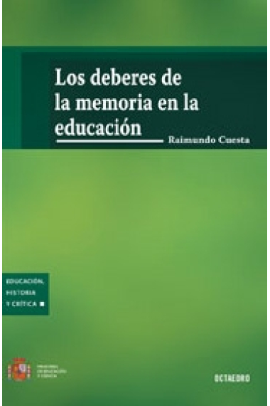 Los deberes de la memoria en la educación