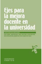 Ejes para la mejora docente en la universidad