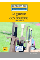 La Guerre des Boutons. Livre. Niveau A1 (+ CD)