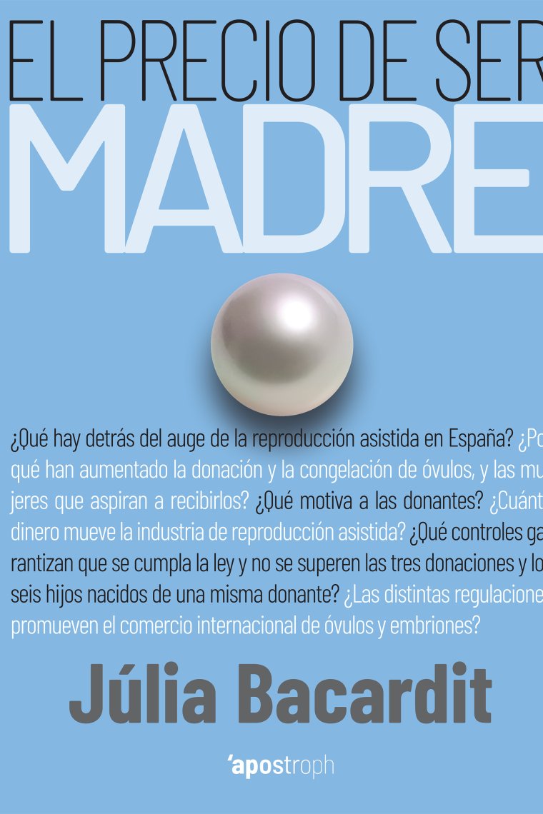 El precio de ser madre