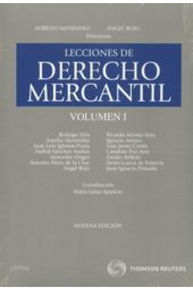 Lecciones de Derecho mercantil Vol.I (9ª edc.)