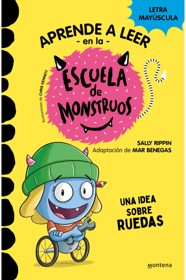 Aprender a leer en la Escuela de Monstruos 12 - Una idea sobre ruedas. En letra MAYÚSCULA para aprender a leer