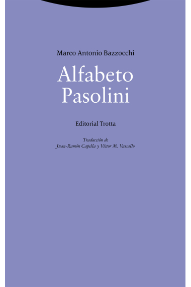 Alfabeto Pasolini