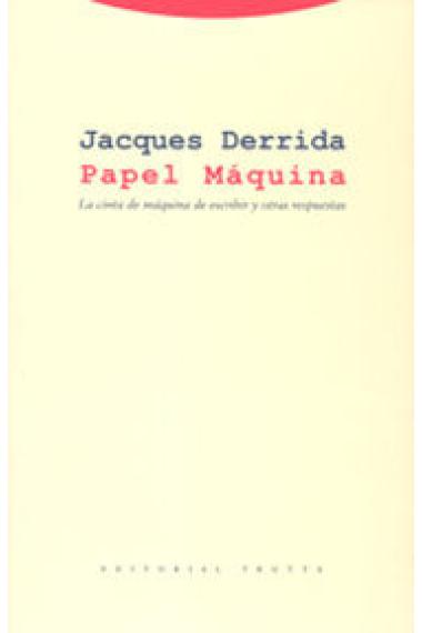 Papel máquina: la cinta de máquina de escribir y otras respuestas