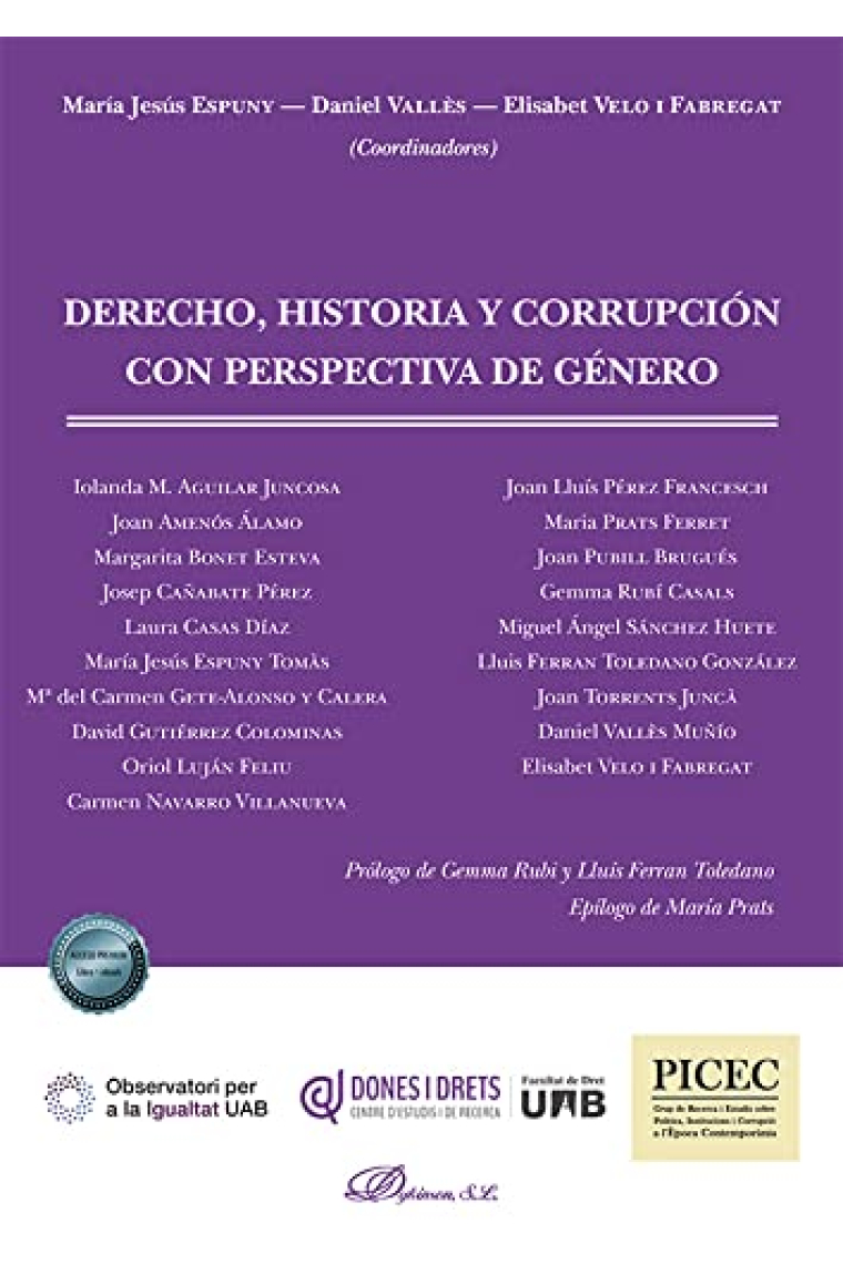 Derecho, historia y corrupción con perspectiva de género