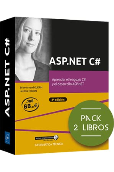 ASP.NET C# - Pack de 2 libros: Aprender el lenguaje C# y el desarrollo ASP.NET (4a edición)