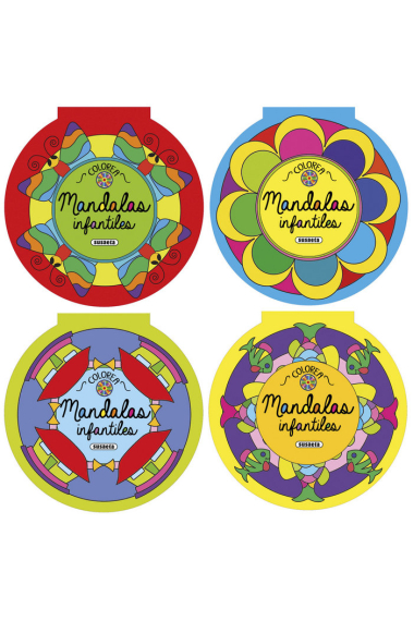 Colorea mandalas infantiles (4 títulos)