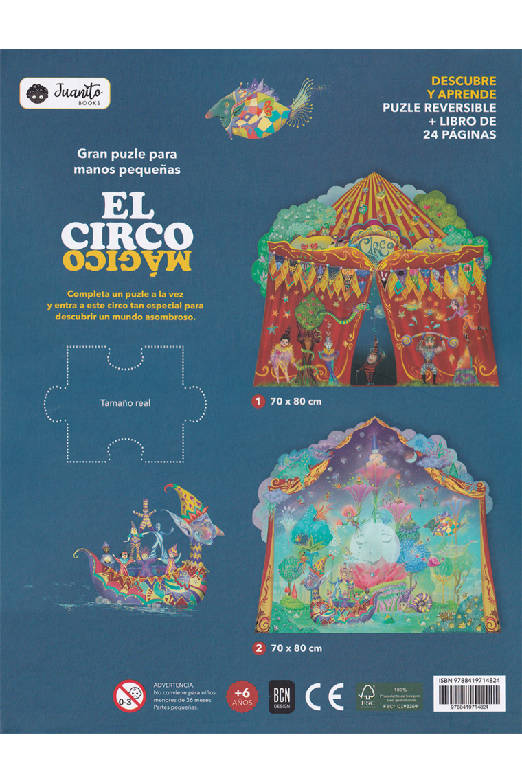 El circo mágico (puzle reversible)