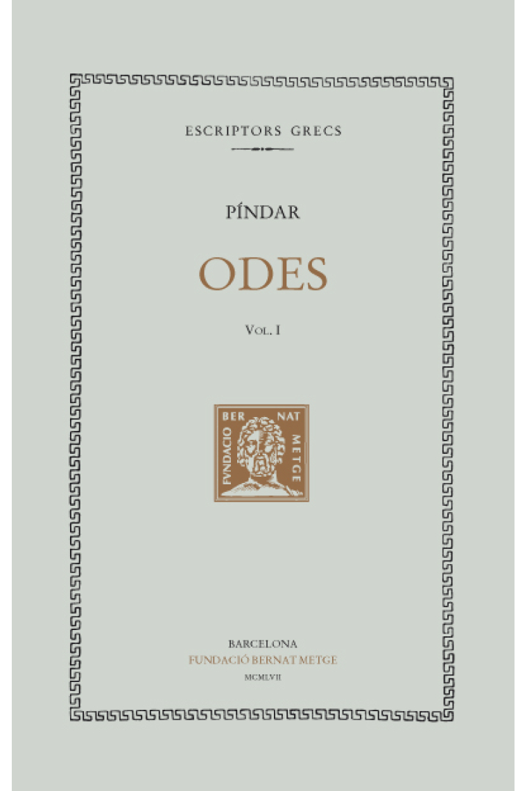 Odes, vol. I: Olímpiques I-V