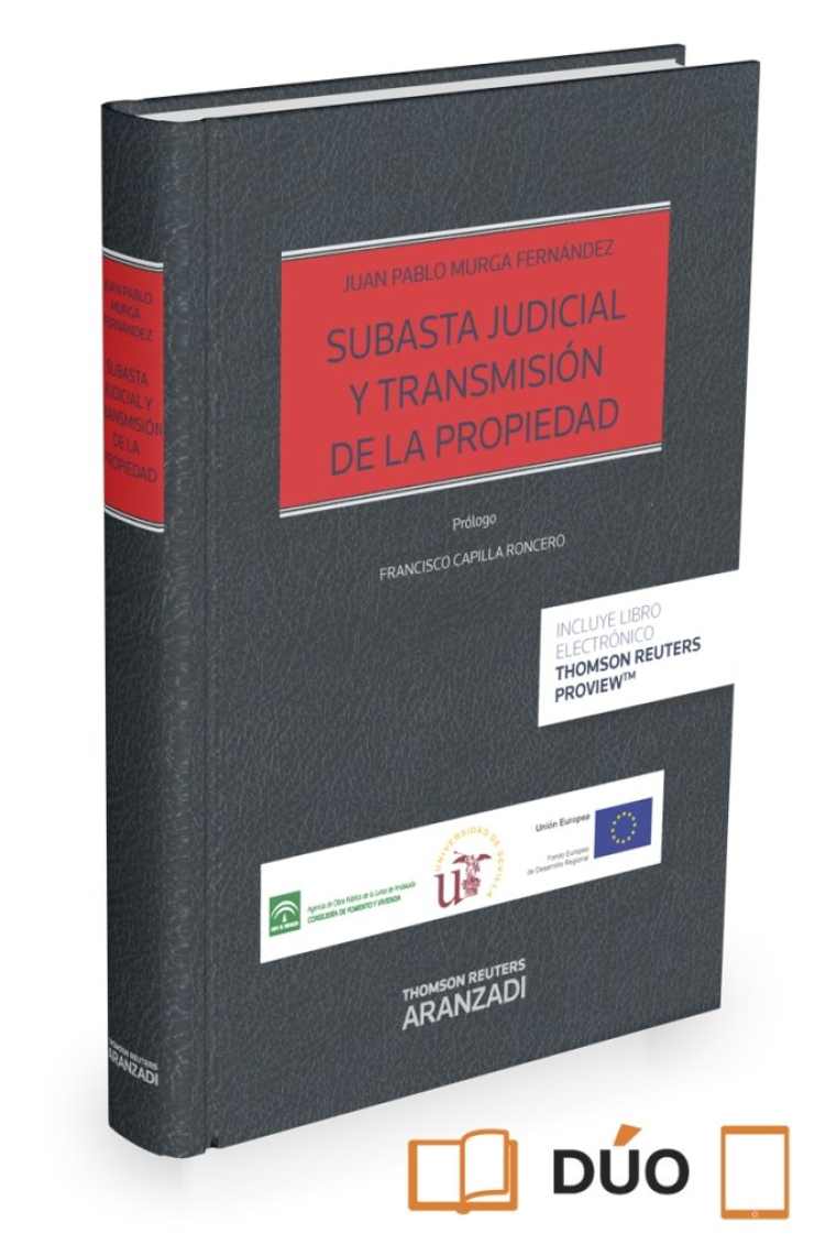 Subasta judicial y transmisión de la propiedad (Papel + e-book)