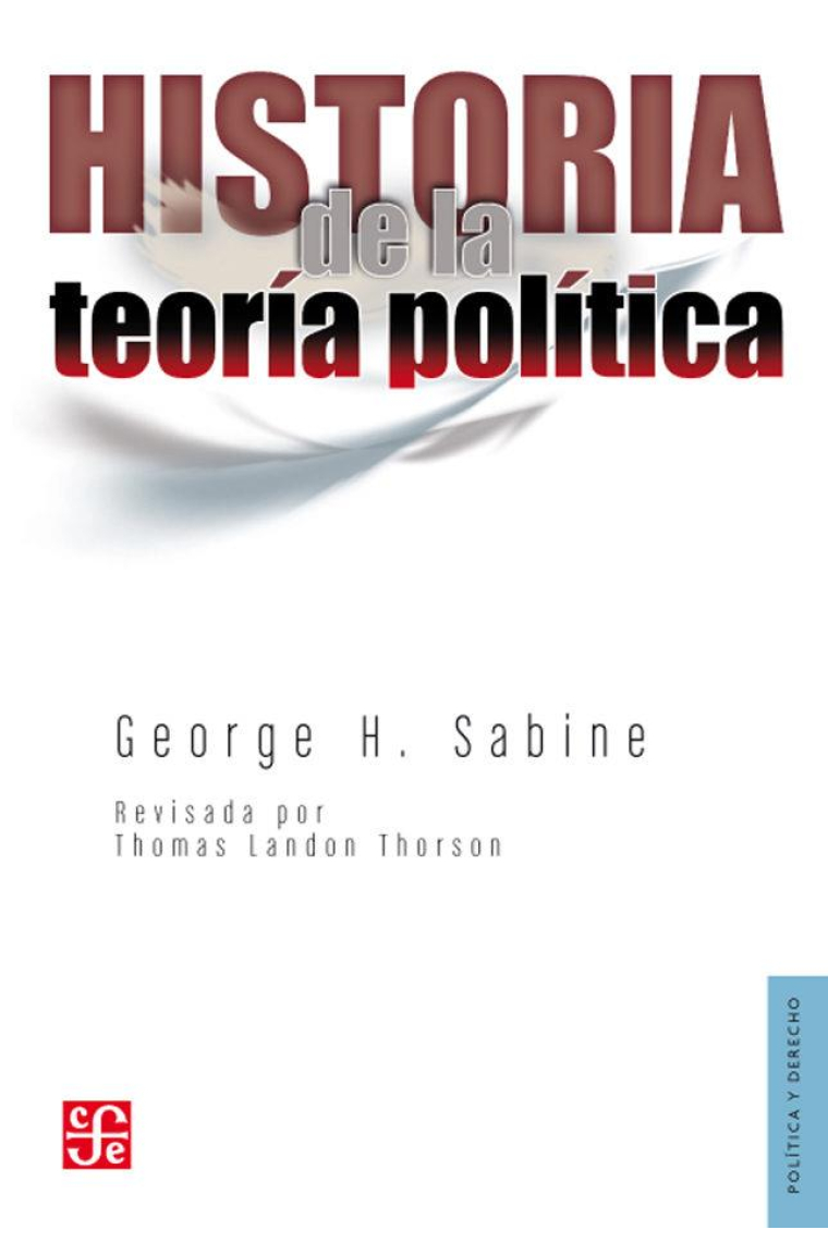 Historia de la teoría política