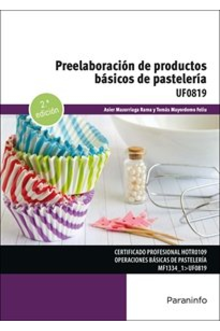 PREELABORACION DE PRODUCTOS BASICOS DE PASTELERIA