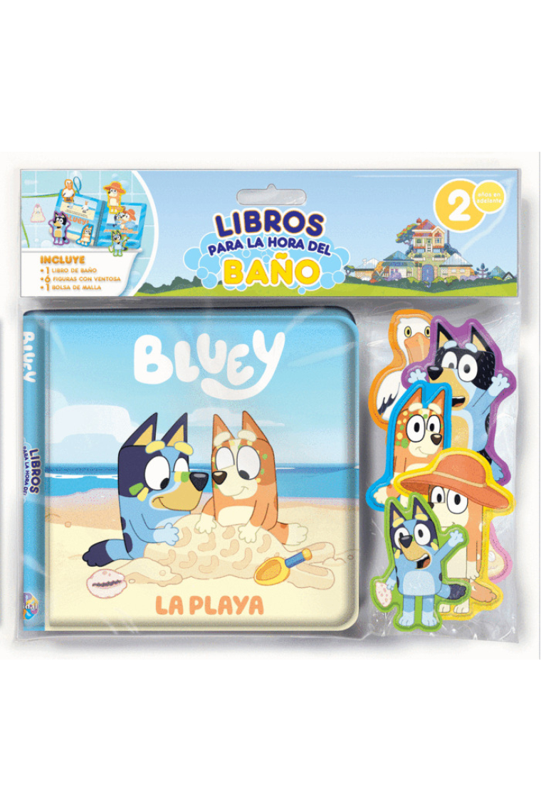 BLUEY. Libros para la hora del baño. LA PLAYA