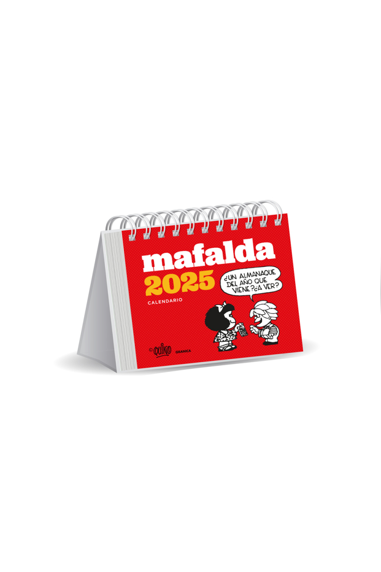 Calendario Mafalda 2025 (Taco  Escritorio - Rojo)