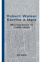 Escrito a lápiz. Microgramas III