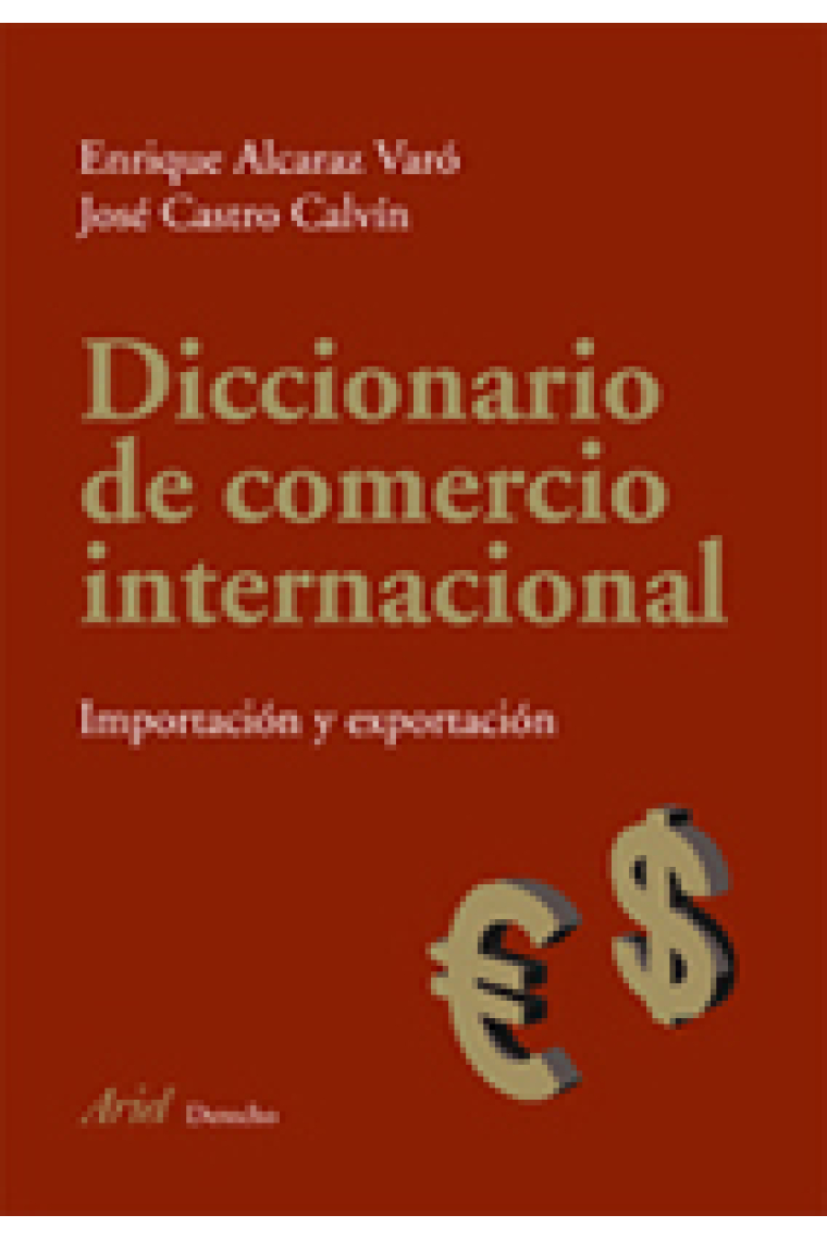 Diccionario de comercio internacional : importación y exportación : inglés-español, Spanish-English