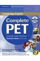 Complete PET for Spanish Speakers. Student's book with answers + CD-ROM