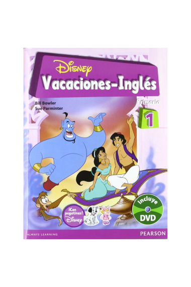 Vacaciones Disney Inglés 1º Primaria + DVD