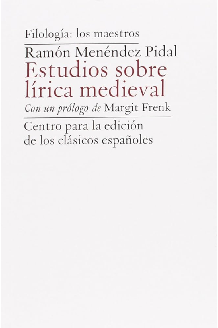 Estudios sobre lírica medieval